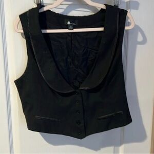 AB Studio Elegant Black Vest